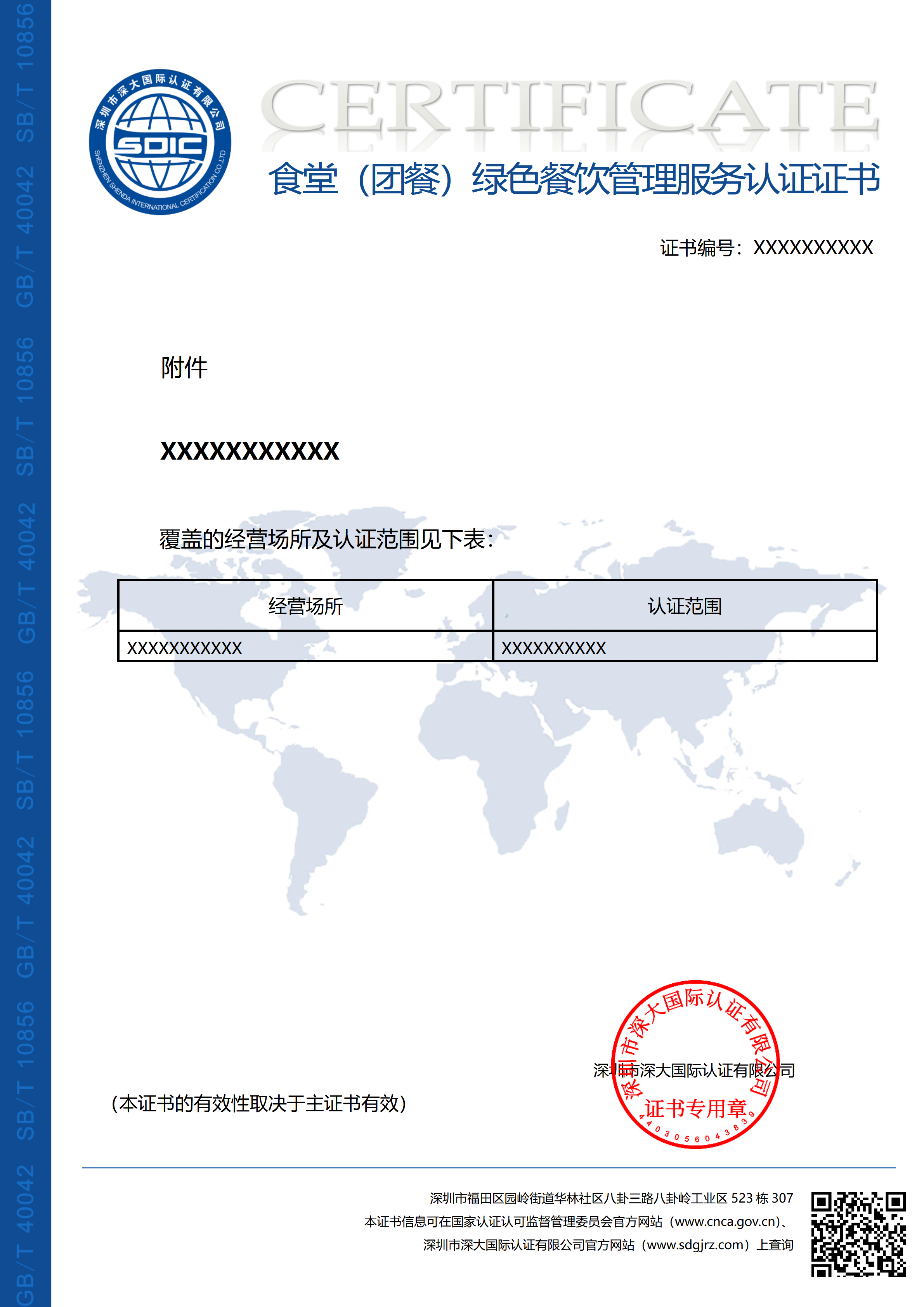 食堂（团餐）绿色餐饮管理服务认证（附件）