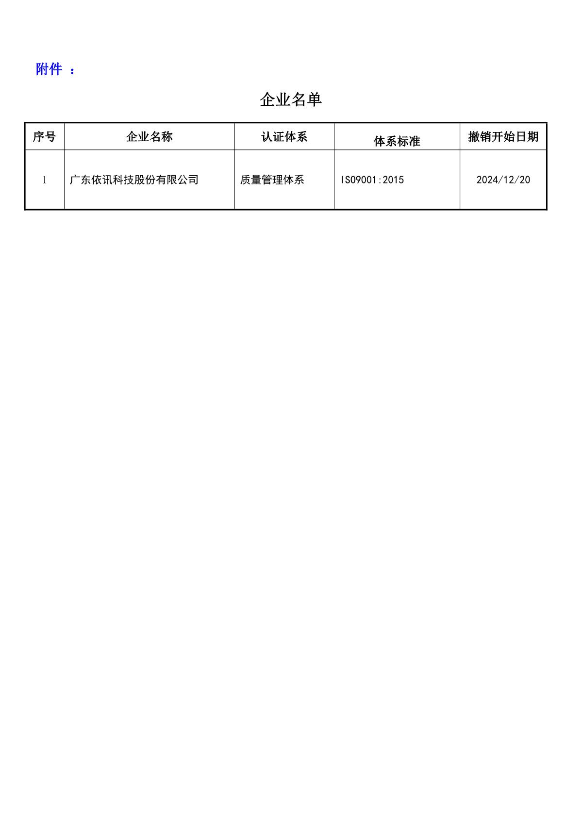 关于获证企业未及时进行恢复监审后果的告知【098】（撤销证书公告--098   1条数据）_2.JPG